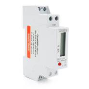 Однофазний електронний лічильник на DIN-рейку 1P, 220В, 30A, 18x65x90мм