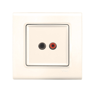 Аудиорозетка VIKO LINNERA, 90401037, крем