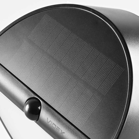 LED светильник на солнечной батарее настенный VIDEX VL-BHSO-002-S, IP54, 500Lm, 5000K