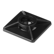 Монтажная база ДКС 19х19 мм, двухсторонняя, черная, 25468