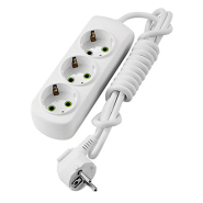 Удлинитель Lezard Letitia 3 гнезда 2м с заземлением, 721-0302-301