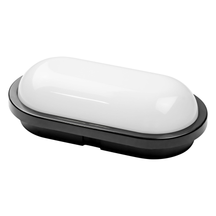 Світильник світлодіодний вологозахищений HOROZ AYDOS-20, 20W, 4200К, 2000Lm, IP65, чорний, 400-011-126 - 1