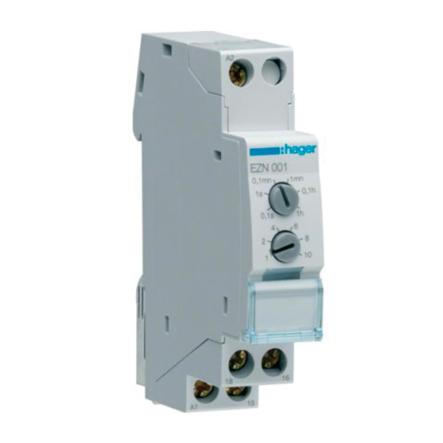 Реле времени с задержкой включения, 1ПК, Hager EZN001 - 1