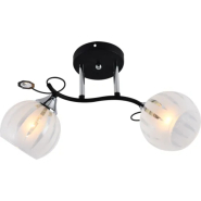 Люстра VALESO V XA1259B/2 Black+Chrome на 2 плафона