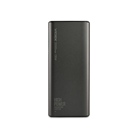 Павербанк (УМБ) VIDEX VPB-323 PD100W, 20000mAh, Black