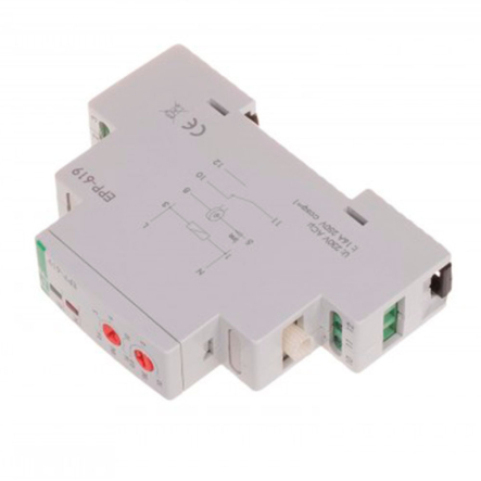 Реле тока F&F EPP-619, 220 В, 0,6-16 А