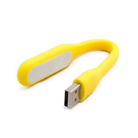 Фонарик гибкий LED USB, Yellow OEM