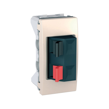 Розетка аудио, 1 модуль, слоновая кость, Schneider Electric Uniсa MGU3.487.25 - 1