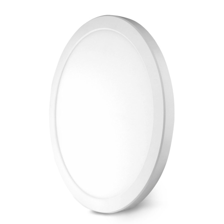 Светильник LED накладной VIDEX DL6R, 24W, 3000-6500K, круг  292х17мм, белый, VL-DL6R-24CW