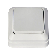 Выключатель GISelt Aurora, 1-й наружный (керамика), G1803