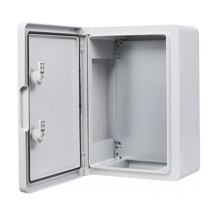 Корпус АБС-пластик АСКО-Укрем, ударостойкий, с монтажной панелью, непрозрачные дверки, 25*35*15, ІР65, A0270010017