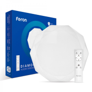 Світильник LED Feron, AL5200, DIAMOND, 60W, 4900Lm, 3000K-6500К, 510х85 мм, 5756