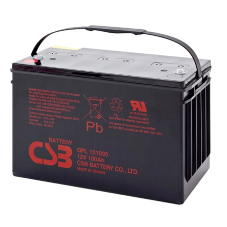 Акумуляторна батарея CSB GPL121000, 12V, 100Ah, (343х168х215 (220), 35 kgQ1/20 - 1