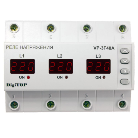 Реле напряжения DigiTOP VP-3F40A