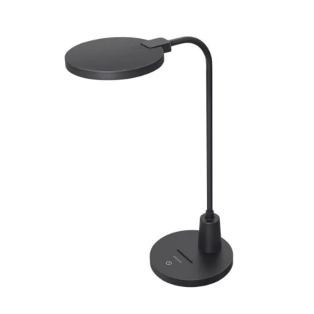 Настольная лампа MAXUS DL 9W 3CCT BL Phone holder, чёрная