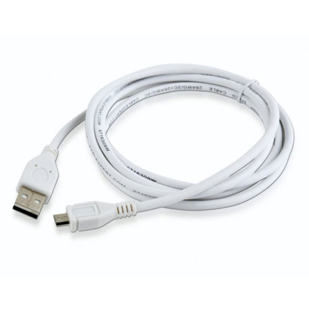 Кабель Cablexpert CCP-mUSB2-AMBM-6-W micro USB2.0, A-папа/micro B-папа, 1.8 м, премиум