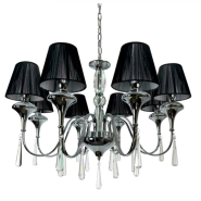 Люстра ARTTOK 3634/8P CH+CL+BK