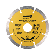 Круг отрезной VOREL 08711V, алмазный, сегментный, d - 115 мм