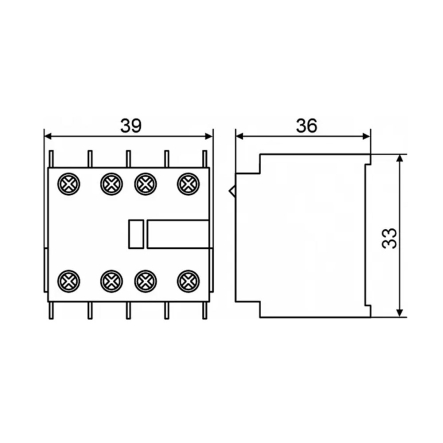 Контакт дополнительный АСКО-УКРЕМ для ПМ-0 ДК(ПМ0)-20 (LA1-KN20), A0040050053
