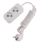 Удлинитель Lezard Letitia 2 гнезда 3м, 721-0203-203