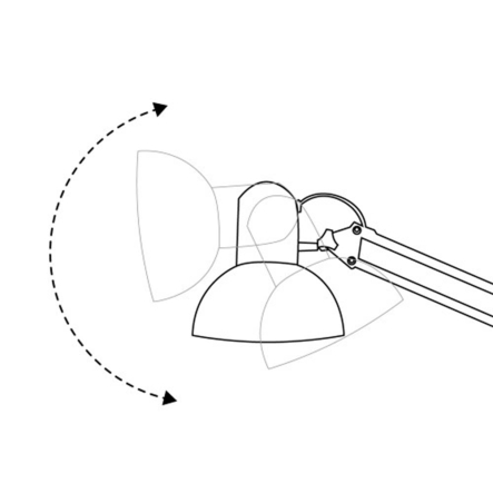 Настольная лампа FERON, DE1430, на струбцине, E27, сетевой шнур с выключателем 1,5 м, черная, 6702