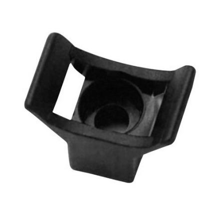 Держатель для двух хомутов до 9 мм, черный, ДКС 21041301 - 1