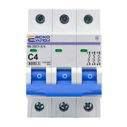 Автоматический выключатель АСКО-УКРЕМ ВА-2017 3р, 4А С, A0010170041