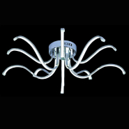 Люстра LED VATAN light 1075/5+5 хром 75W