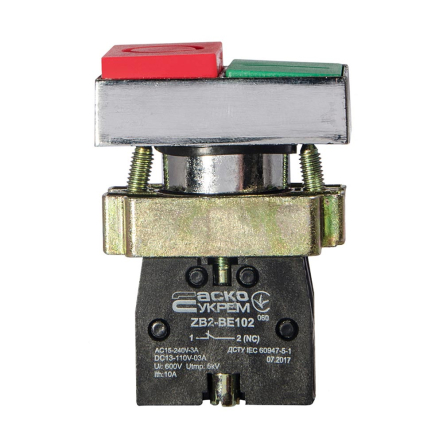 Кнопка "СТАРТ/СТОП" ХВ2-ВL8425, IP40, АСКО-УКРЕМ, A0140010013