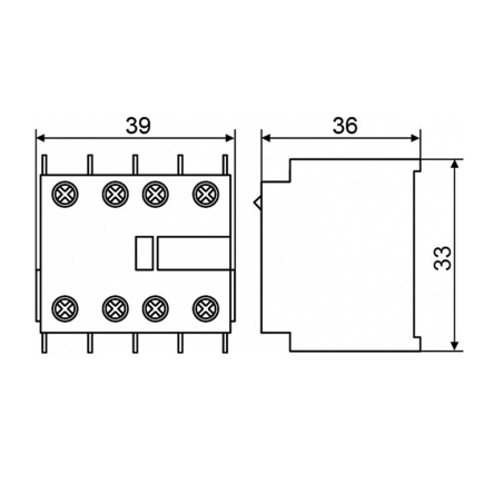 Контакт дополнительный АСКО-УКРЕМ для ПМ-0 ДК(ПМ0)-40 (LA1-KN40), A0040050057