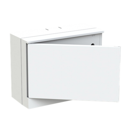 Щит распределительный ABB BASIC E, 1SZR004002A2103, 8 модулей накладной, IP41 (не прозрачная дверца)