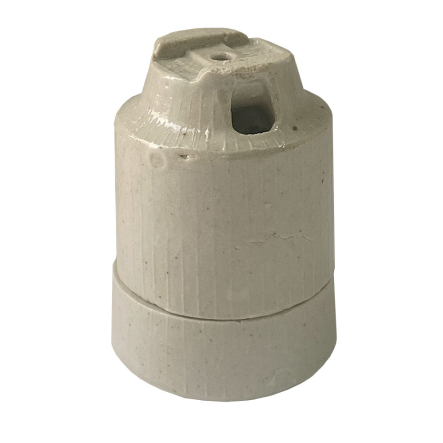 Патрон Е27, керамический, боковое подключение (ЦКБ-06)