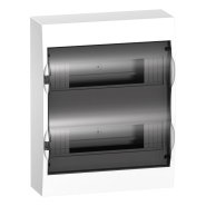 Щит пластиковый Schneider Electric Easy9 EZ9, навесной, дымчатые двери, 2ряд /24м +2КК, EZ9E212S2S