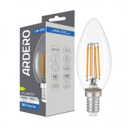 Лампа LED Ardero LB-201, 5,4W, 4000K, E14, 230V, C35, filament