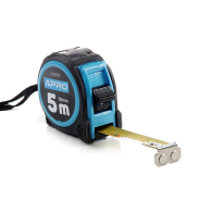 Рулетка прогумована з магнітом 5 м х 19 мм APRO, 085496