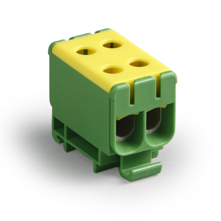 Распределительный блок, жёлто/зелёный, Al 6-50 мм², Cu 2.5-50 мм² ENSTO KE66.3 - 1