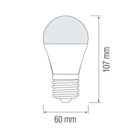 Лампа светодиодная Horoz Electric PREMIER-9, 9W, 6400K, E27, 220V, A60, 001-006-0009-010