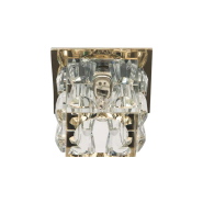 Светильник точечный Feron JD183, G9, 35W, прозрачный/золото