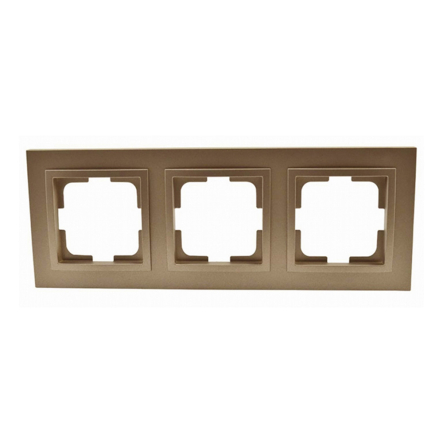 Рамка 3-а, Mono Electric, DESPINA, бронза, 102-230000-162 - 1