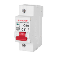 Автоматический выключатель E.NEXT e.mcb.stand.100.1.C80, 1р, 80А, C, 10кА, s002205