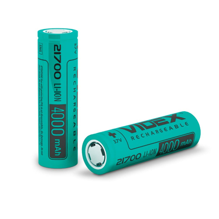 Аккумулятор литий-ионный VIDEX 21700 (без защиты) 4000mAh bulk/1шт, 26615 - 1