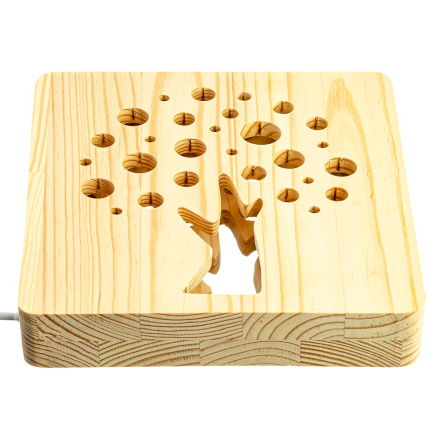 Ночник LED деревянный Деревцо (RGB/2)