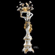 Торшер-статуя LORENZON L.426/BOPL, Девушка с букетом