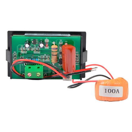 Амперметр+вольтметр цифровой AC 60А. AC 80-300В 70x40, ЦАВ-60 LB, A0190010129