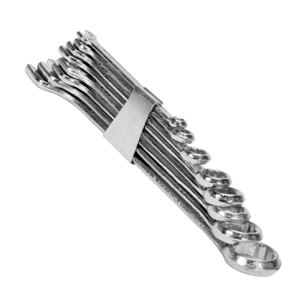 Набір ключів ріжково-накидних VOREL М 6-19 мм, 8 шт, 51590 - 1