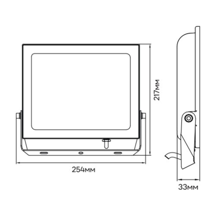 Прожектор светодиодный Feron LL-1100ARD 100W 6500K IP65