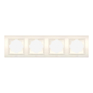 Рамка EL-BI Zena четверна, крем, 500-010300-228