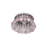 Светильник точечный Feron СD2120, MR16, 50W, прозрачный/розовый/хром