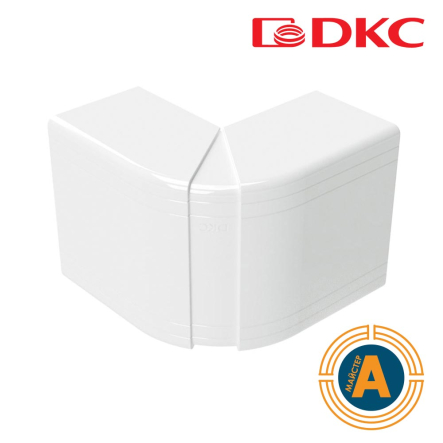 NEA Кут зовнішній, ДКС, 01809, 100х40 незмінний (90°), білий, RAL9001 - 1