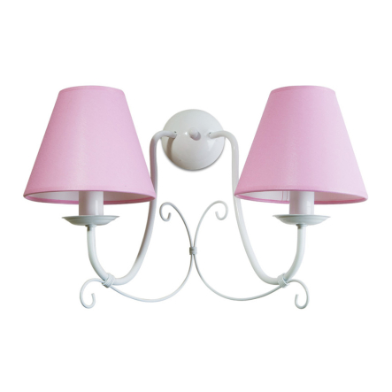 Бра N&B Light "ЛИЛИАН" 13602, 1хЕ14, 320х425х240 мм, розовое - 1